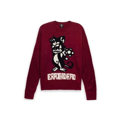 Свитеры для мужчин Brain Dead co-brand Red