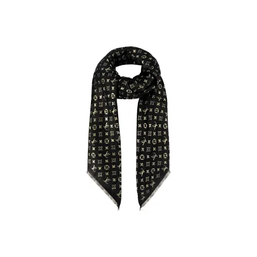 LOUIS VUITTON В зависимости от официального сайта Вязаные шарфы Унисекс Черный