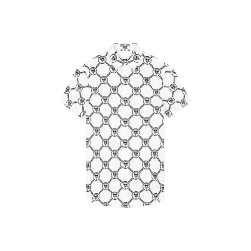 Karl Lagerfeld Рубашка Мужская Натуральный Белый