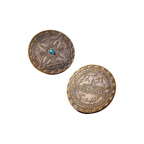 Лига Легенд BATTLE OF The Два Города Циркон Коммеморативная Монета Джинкс Ekwei Kettering Victor Мерч по IP