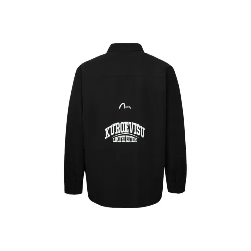 EVISU Мужские Черные Рубашки