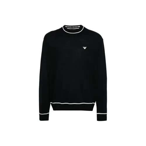 EMPORIO ARMANI SS24 Свитер Мужской Черный