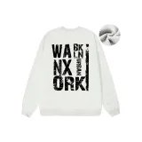 Бело-серый вереск (Черный текст, флисовая подкладка)