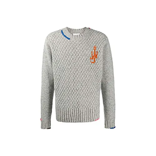 JW Anderson Серые Мужские Свитера
