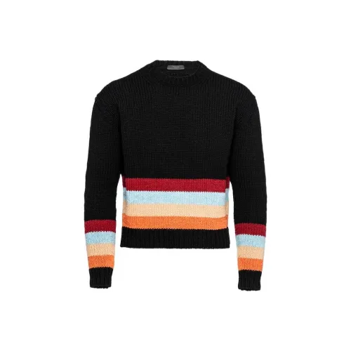 PRADA Мужские черные свитеры