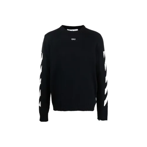 Off Белый FW22 Черный Мужские Свитера