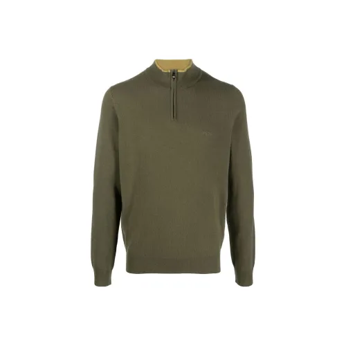 Hugo Boss Зеленые Мужские Свитера
