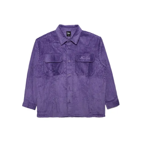 New Era Фиолетовые Унисекс Рубашки