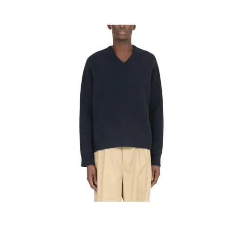 Maison Margiela FW24 Свитер Мужской Темно-синий