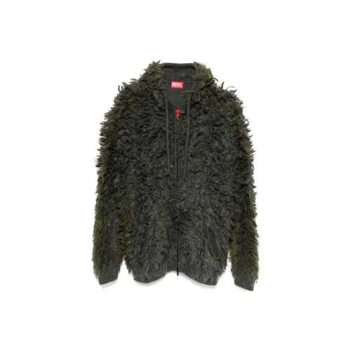 DIESEL FW24 Свитшот Мужской Плющево-зеленый