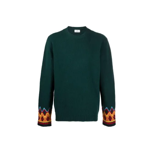 ETRO Зеленые Мужские Свитера