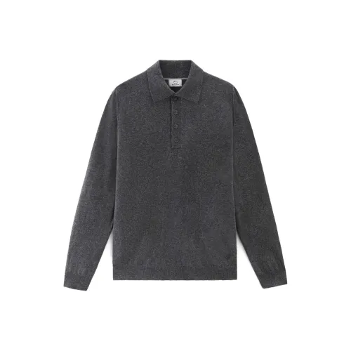 WOOLRICH Мужские свитера угольно-серого цвета
