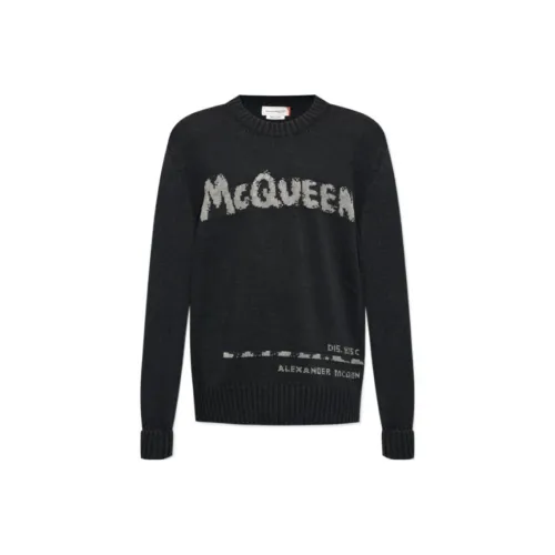Alexander McQueen Серые Мужские Свитера