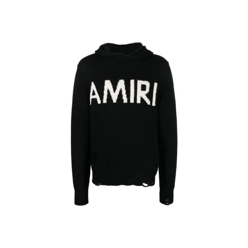 AMIRI FW22 Кашемир Свитер Мужской Черный