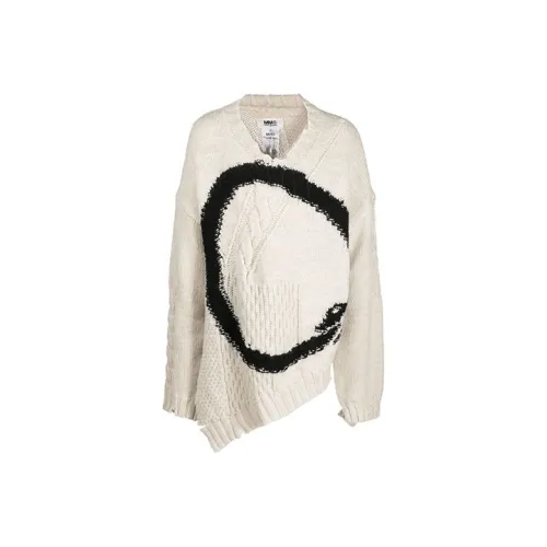 MM6 MAISON MARGIELA FW22 Свитер Унисекс Бежевый