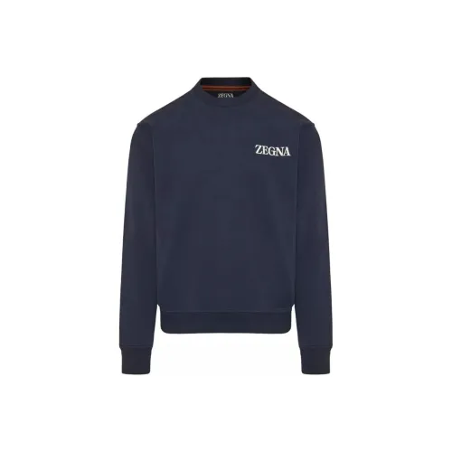 Ermenegildo Zegna Мужские Свитшоты Морской Синий