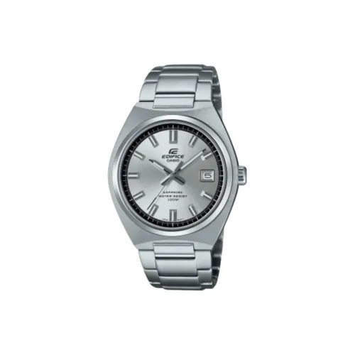CASIO EDIFICE Кварцевый механизм нержавеющая сталь ремешок мужские часы серебристый циферблат