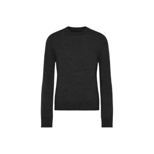 Maison Margiela Темно-серые Мужские Свитера