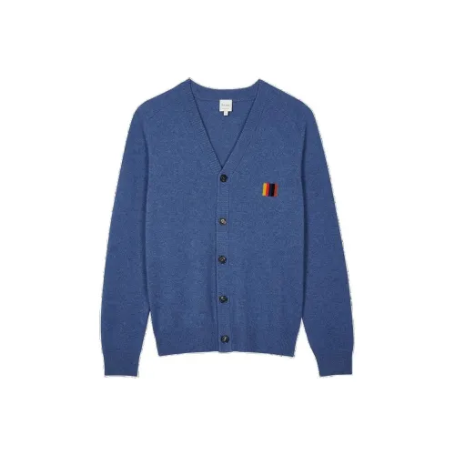 Paul Smith Paul Smith Art Stripe Series FW24 Свитер Мужской Синий