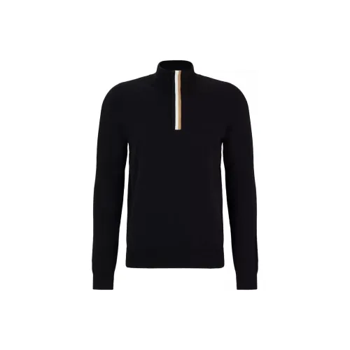 Hugo Boss Черные Мужские Свитера