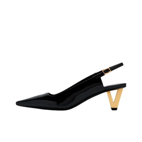 VERSACE V2025 Нестандартный каблук Высокие каблуки 5,5 см Женские Черный