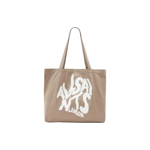 ALLSAINTS Органический хлопок Тоут Сумка Сумка для покупок Сумка на плечо Мужской Каштаново-коричневый