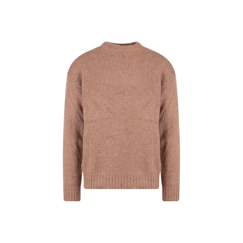 ROBERTO COLLINA Мужские свитеры красного и коричневого цвета