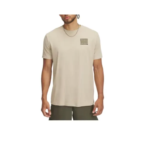 Under Armour UA Freedom Left Chest T-Shirt Мужская Earth Tone