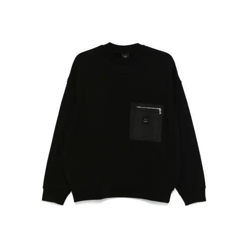ARMANI EXCHANGEAE FW24 Толстовка Мужской Черный