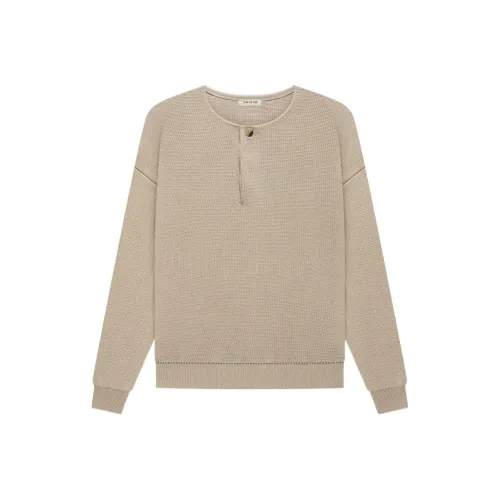 Fear of GOD Бежевый Унисекс Свитеры