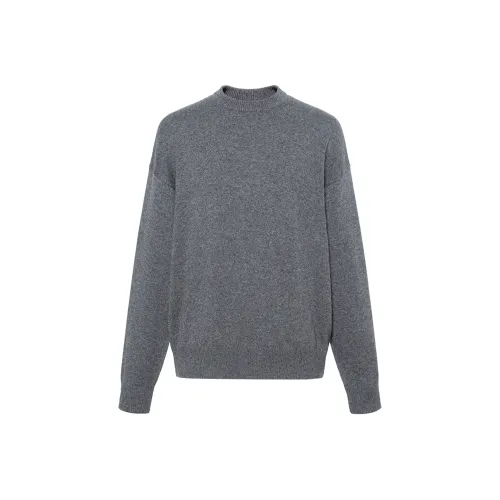 Balenciaga FW22 Кашемировый свитер мужской серый