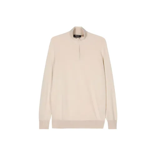 Loro Piana SS24 Свитер Мужской Бежевый Песочный