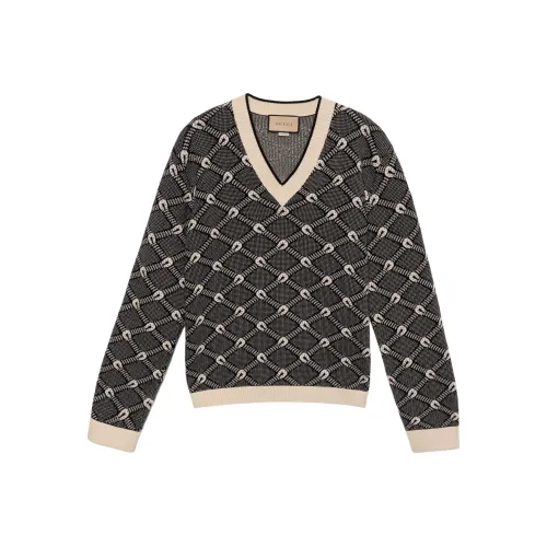 GUCCI Черные Мужские Кашемировые Свитера
