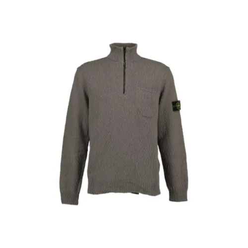 Stone Island Серые Мужские Свитера