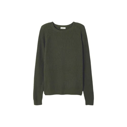 AMERICAN VINTAGE A.M FW24 JUMPER Falyday Свитер Мужской SEAWEED BLACK MELANGE SEAWEED BLACK MELANGE