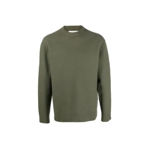 JIL SANDER Зеленый Мужской Свитера