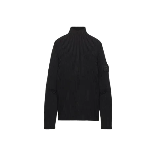 PRADA Мужские черные свитеры