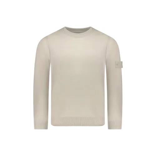 STONE ISLAND Свитер Мужской Бежевый Умбра