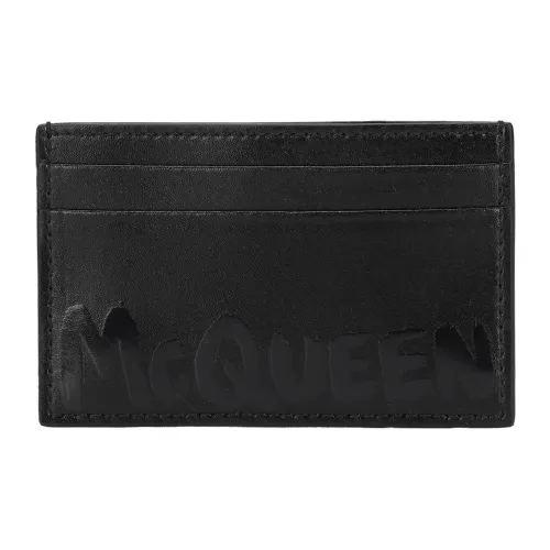 Alexander McQueen Кожа Держатель для карт Мужской Черный