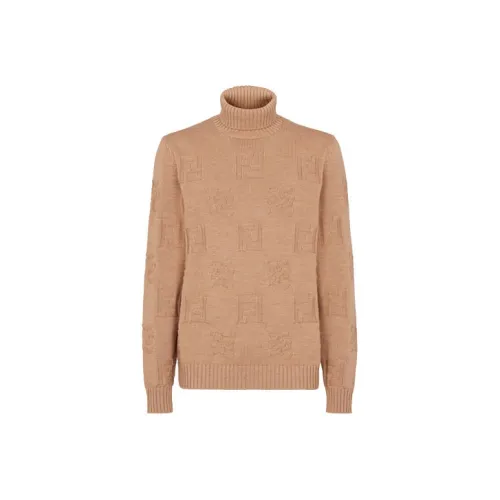 FENDI SS22 Свитер Мужской Светло-Коричневый