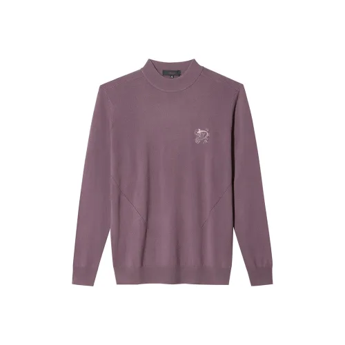 DIDIBOY FW24 Свитер Мужской Розовый Фиолетовый