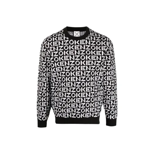 KENZO Мужские черные свитеры