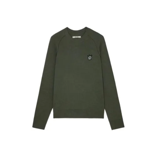 Zadig Voltaire Свитер Мужской Зеленый