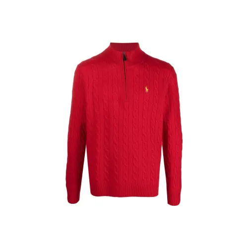 Polo Ralph Lauren Red Men's Cashmere Sweaters Поло Ralph Lauren Красный Мужской Кашемировый Свитера