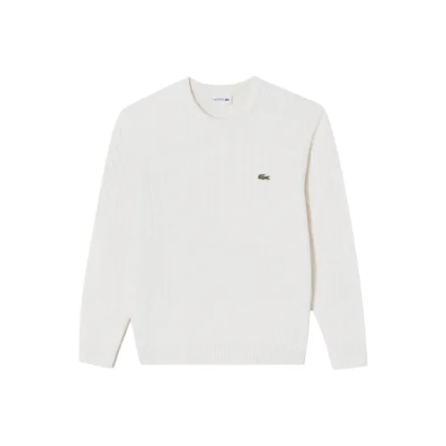 LACOSTE Свитер Мужской Кремовый Белый