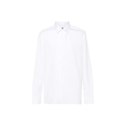 Ermenegildo Zegna Белые Мужские Рубашки