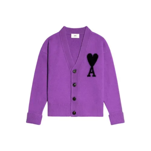 AMIPARIS FW22 Свитер Унисекс Фиолетовый