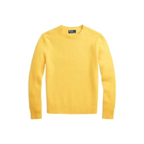 Polo Ralph Lauren Желтые Мужские Кашемировые Свитера