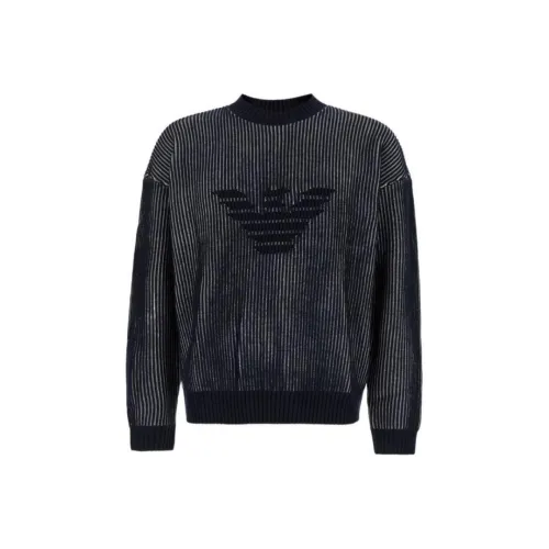 EMPORIO ARMANI FW24 Свитер Мужской Черный