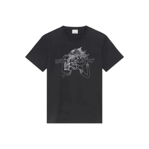 ISABEL MARANT Черные Мужские T-рубашки